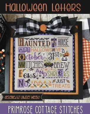 Halloween Letters - Primrose Cottage Stitches