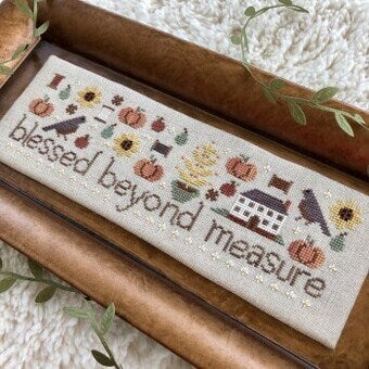 Blessed Beyond Measure - Sweet Wing Studio - Cross Stitch Pattern