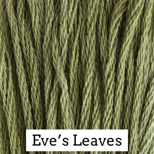 Eve's Leaves by Classic Colorworks - 5 yds, Hand-Dyed, 6 Strand, 100% Cotton, Cross Stitch Embroidery Floss