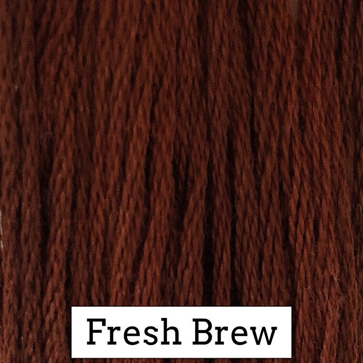 Fresh Brew by Classic Colorworks - 5 yds, Hand-Dyed, 6 Strand, 100% Cotton, Cross Stitch Embroidery Floss