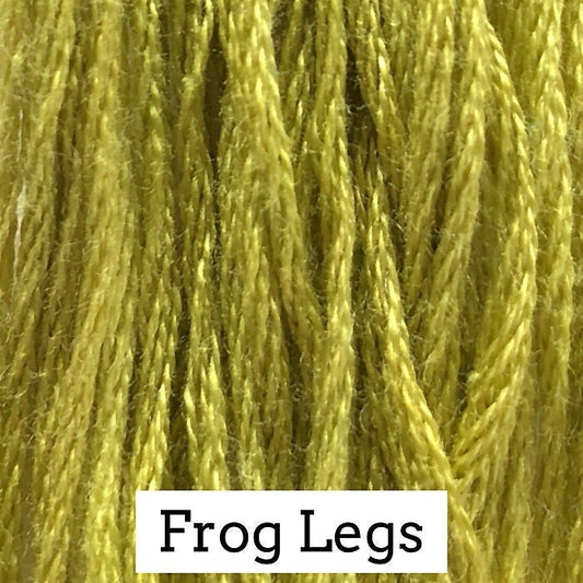 Frog Legs by Classic Colorworks - 5 yds, Hand-Dyed, 6 Strand, 100% Cotton, Cross Stitch Embroidery Floss