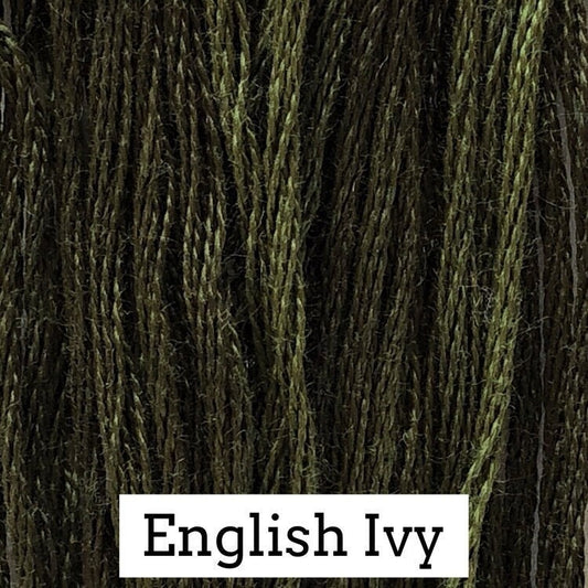 English Ivy by Classic Colorworks - 5 yds, Hand-Dyed, 6 Strand, 100% Cotton, Cross Stitch Embroidery Floss