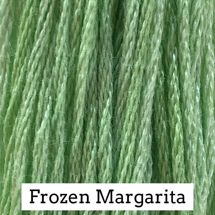 Frozen Margarita by Classic Colorworks - 5 yds, Hand-Dyed, 6 Strand, 100% Cotton, Cross Stitch Embroidery Floss