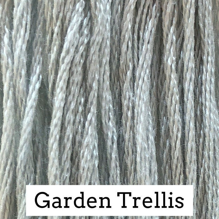 Garden Trellis by Classic Colorworks - 5 yds, Hand-Dyed, 6 Strand, 100% Cotton, Cross Stitch Embroidery Floss