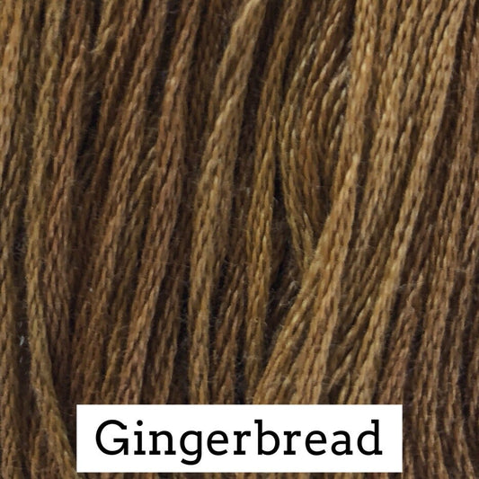 Gingerbread by Classic Colorworks - 5 yds, Hand-Dyed, 6 Strand, 100% Cotton, Cross Stitch Embroidery Floss