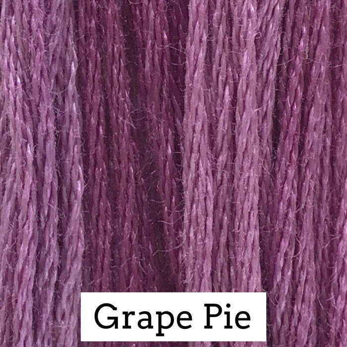 Grape Pie by Classic Colorworks - 5 yds, Hand-Dyed, 6 Strand, 100% Cotton, Cross Stitch Embroidery Floss