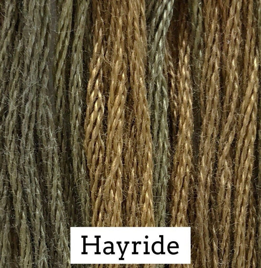 Hayride by Classic Colorworks - 5 yds, Hand-Dyed, 6 Strand, 100% Cotton, Cross Stitch Embroidery Floss