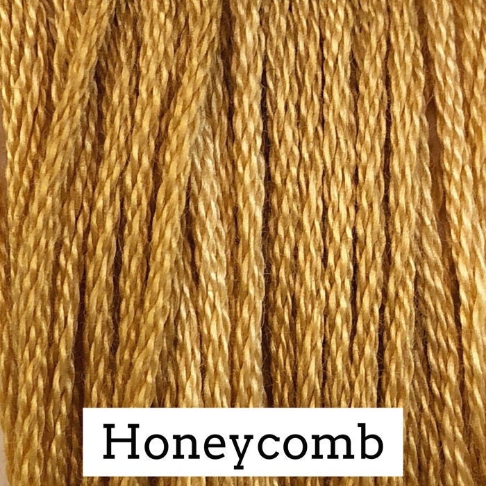 Honeycomb by Classic Colorworks - 5 yds, Hand-Dyed, 6 Strand, 100% Cotton, Cross Stitch Embroidery Floss