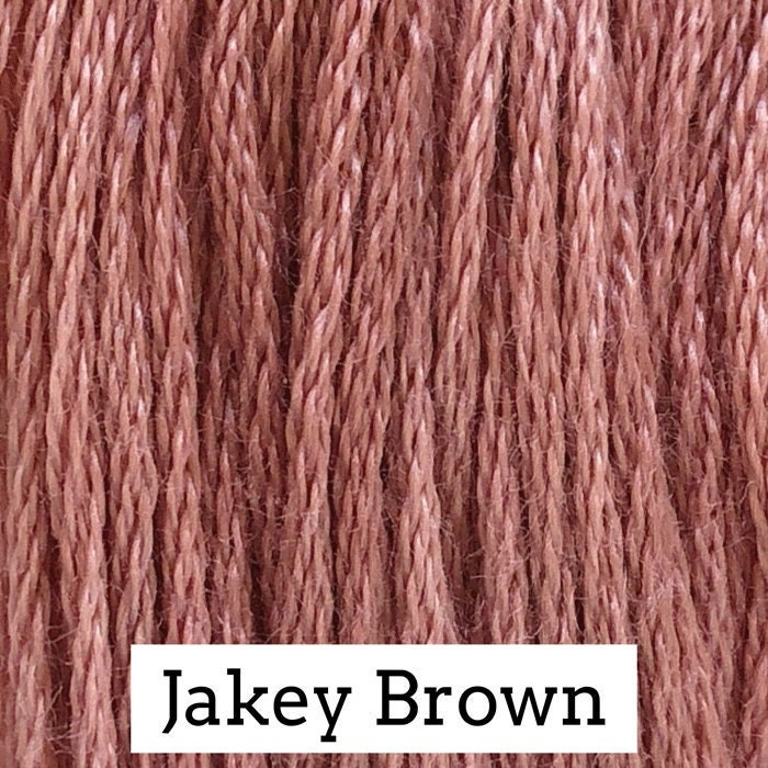 Jakey Brown by Classic Colorworks - 5 yds, Hand-Dyed, 6 Strand, 100% Cotton, Cross Stitch Embroidery Floss