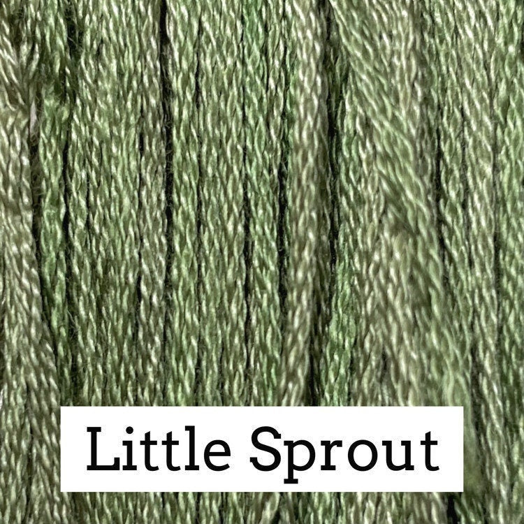Little Sprout by Classic Colorworks - 5 yds, Hand-Dyed, 6 Strand, 100% Cotton, Cross Stitch Embroidery Floss