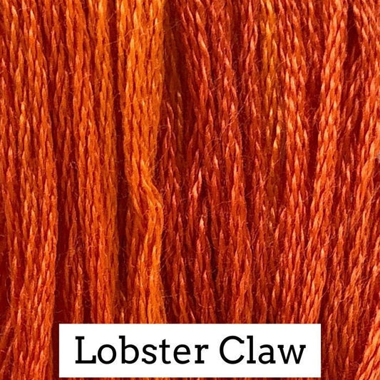 Lobster Claw by Classic Colorworks - 5 yds, Hand-Dyed, 6 Strand, 100% Cotton, Cross Stitch Embroidery Floss