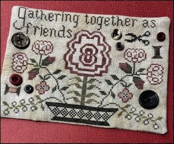 Gathering Together - The Scarlett House - Cross Stitch Pattern