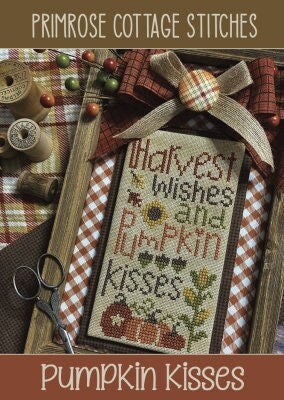 Pumpkin Kisses - Primrose Cottage Stitches - Printed Chart