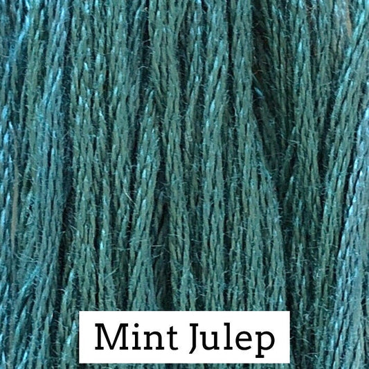 Mint Julep by Classic Colorworks - 5 yds, Hand-Dyed, 6 Strand, 100% Cotton, Cross Stitch Embroidery Floss