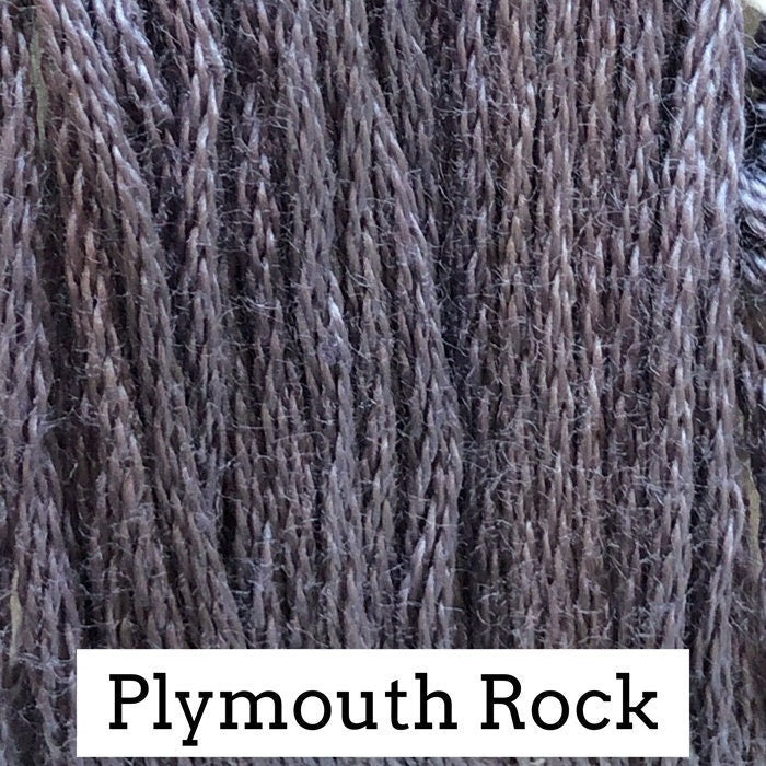 Plymouth Rock by Classic Colorworks - 5 yds, Hand-Dyed, 6 Strand, 100% Cotton, Cross Stitch Embroidery Floss
