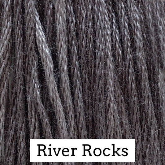 River Rocks by Classic Colorworks - 5 yds, Hand-Dyed, 6 Strand, 100% Cotton, Cross Stitch Embroidery Floss