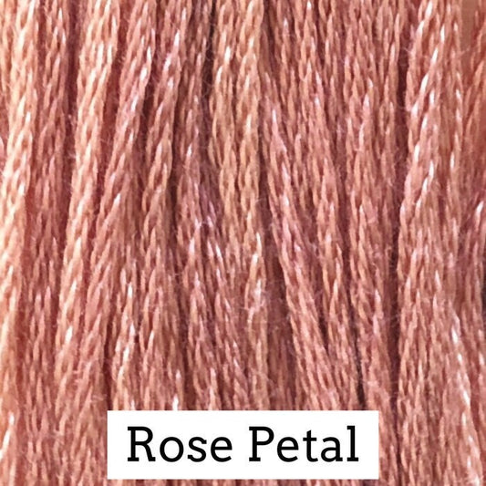 Rose Petal by Classic Colorworks - 5 yds, Hand-Dyed, 6 Strand, 100% Cotton, Cross Stitch Embroidery Floss