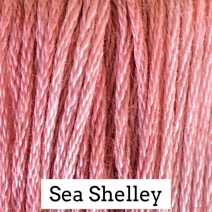 Sea Shelley by Classic Colorworks - 5 yds, Hand-Dyed, 6 Strand, 100% Cotton, Cross Stitch Embroidery Floss