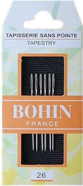 Bohin Tapestry Needles - Size 24, 26, & 28