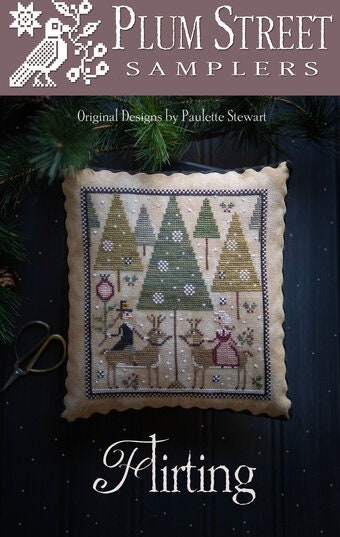 Flirting - Plum Street Samplers - Cross Stitch Pattern