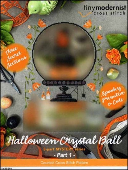 Halloween Crystal Ball Part 1 - By Tiny Modernist - Printed Color Chart