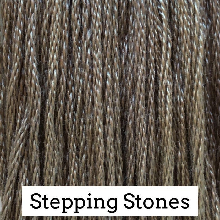Stepping Stones by Classic Colorworks - 5 yds, Hand-Dyed, 6 Strand, 100% Cotton, Cross Stitch Embroidery Floss