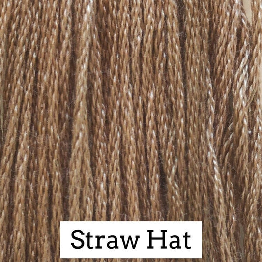 Straw Hat by Classic Colorworks - 5 yds, Hand-Dyed, 6 Strand, 100% Cotton, Cross Stitch Embroidery Floss