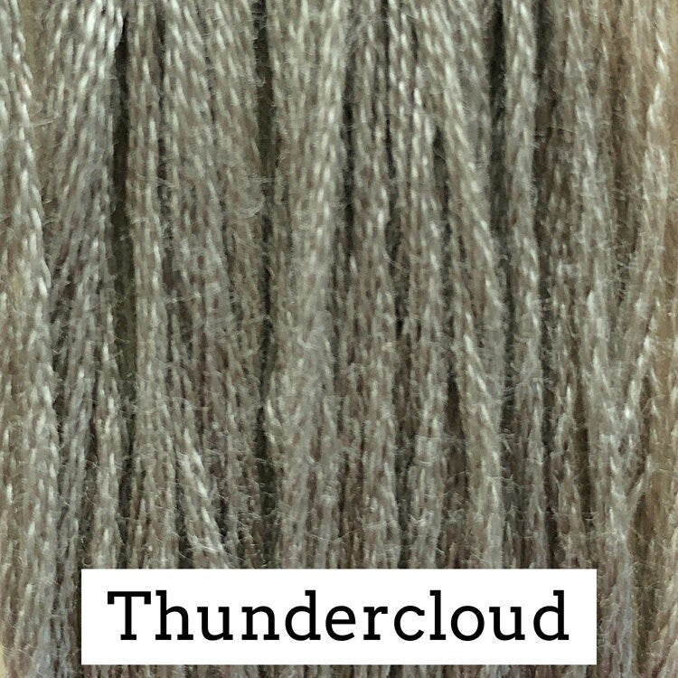Thundercloud by Classic Colorworks - 5 yds, Hand-Dyed, 6 Strand, 100% Cotton, Cross Stitch Embroidery Floss
