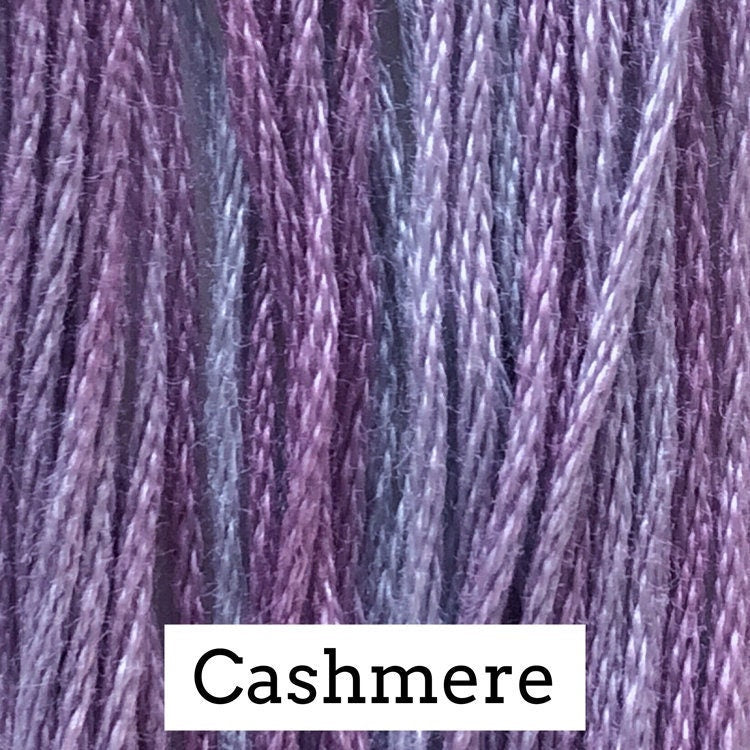 Cashmere by Classic Colorworks - 5 yds, Hand-Dyed, 6 Strand, 100% Cotton, Cross Stitch Embroidery Floss