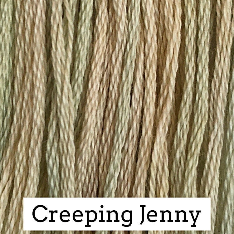 Creeping Jenny by Classic Colorworks - 5 yds, Hand-Dyed, 6 Strand, 100% Cotton, Cross Stitch Embroidery Floss