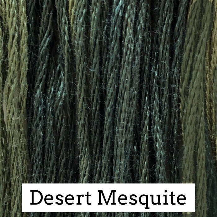 Desert Mesquite by Classic Colorworks - 5 yds, Hand-Dyed, 6 Strand, 100% Cotton, Cross Stitch Embroidery Floss