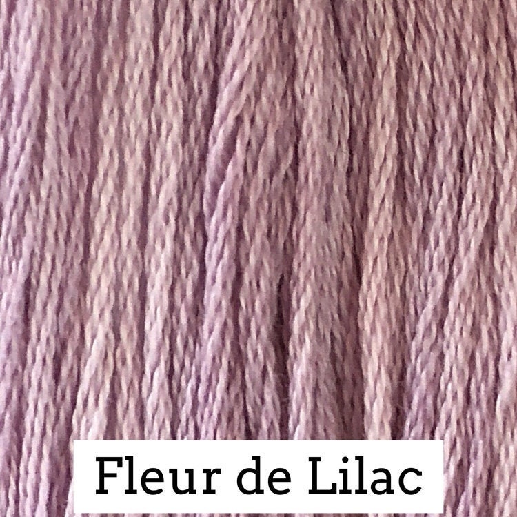 Fleur de Lilac by Classic Colorworks - 5 yds, Hand-Dyed, 6 Strand, 100% Cotton, Cross Stitch Embroidery Floss