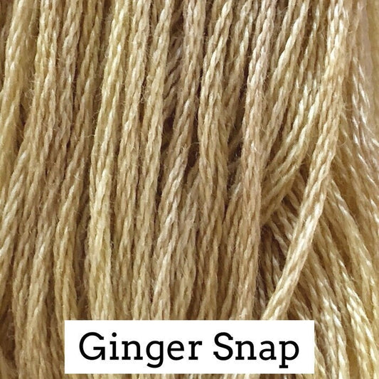 Ginger Snap by Classic Colorworks - 5 yds, Hand-Dyed, 6 Strand, 100% Cotton, Cross Stitch Embroidery Floss