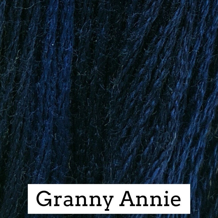 Granny Annie by Classic Colorworks - 5 yds, Hand-Dyed, 6 Strand, 100% Cotton, Cross Stitch Embroidery Floss