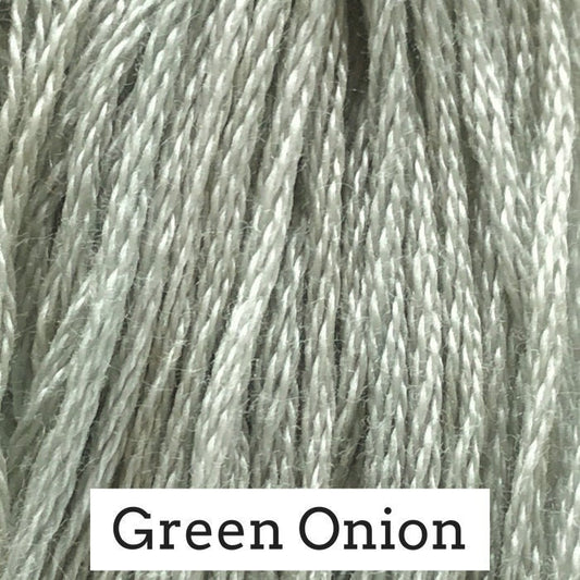 Green Onion by Classic Colorworks - 5 yds, Hand-Dyed, 6 Strand, 100% Cotton, Cross Stitch Embroidery Floss