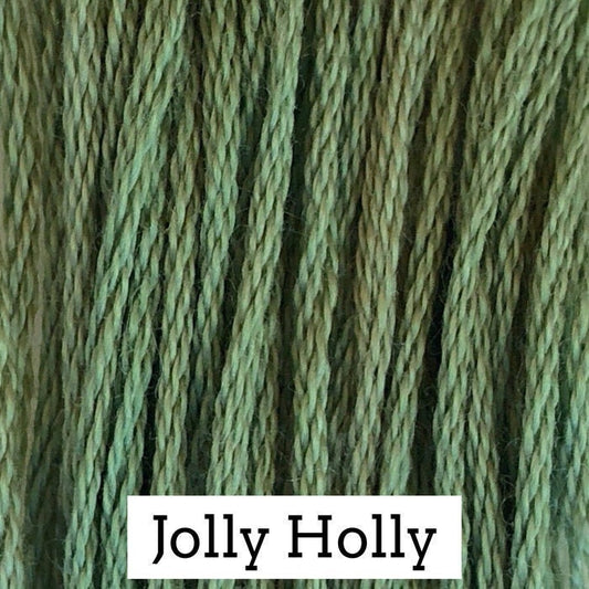 Jolly Holly by Classic Colorworks - 5 yds, Hand-Dyed, 6 Strand, 100% Cotton, Cross Stitch Embroidery Floss