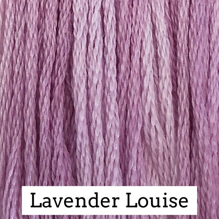 Lavender Louise by Classic Colorworks - 5 yds, Hand-Dyed, 6 Strand, 100% Cotton, Cross Stitch Embroidery Floss