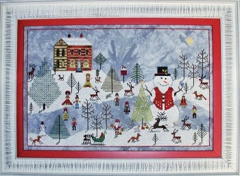 A Snowman's Christmas - Praiseworthy Stitches