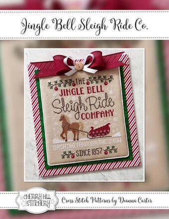 Jingle Bell Sleigh Ride Co.– PAPER Pattern – Cherry Hill Stitchery