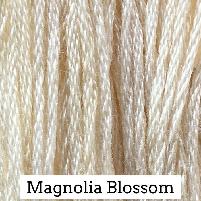 Magnolia Blossom by Classic Colorworks - 5 yds, Hand-Dyed, 6 Strand, 100% Cotton, Cross Stitch Embroidery Floss