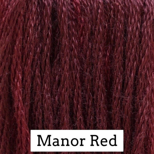 Manor Red by Classic Colorworks - 5 yds, Hand-Dyed, 6 Strand, 100% Cotton, Cross Stitch Embroidery Floss