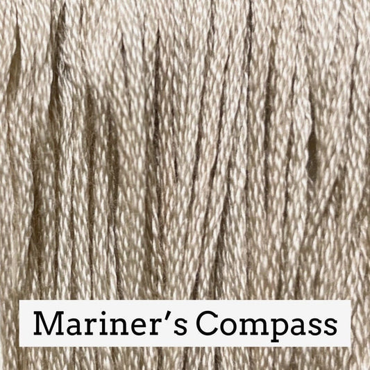 Mariner's Compass by Classic Colorworks - 5 yds, Hand-Dyed, 6 Strand, 100% Cotton, Cross Stitch Embroidery Floss