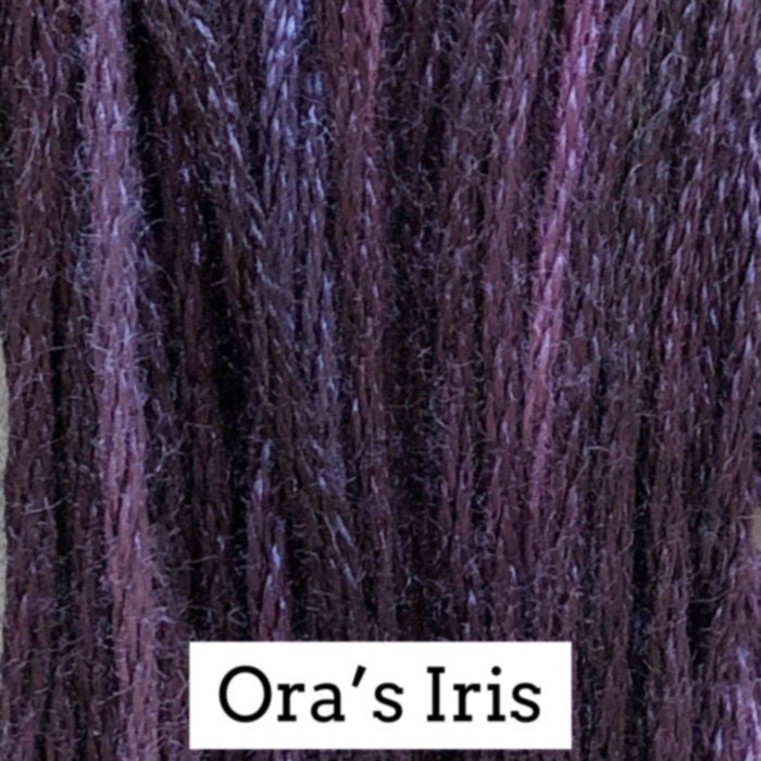 Ora's Iris by Classic Colorworks - 5 yds, Hand-Dyed, 6 Strand, 100% Cotton, Cross Stitch Embroidery Floss