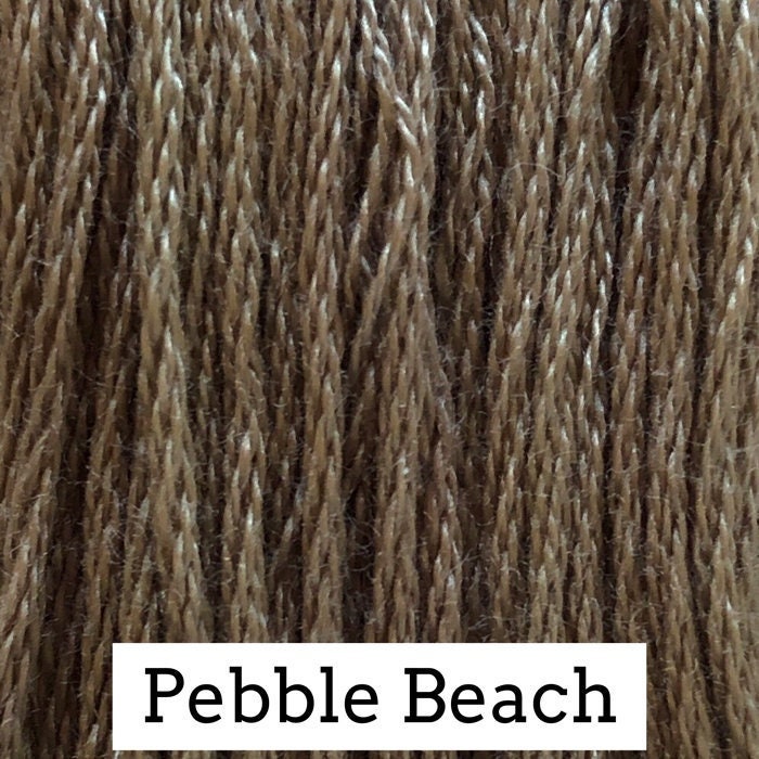 Pebble Beach by Classic Colorworks - 5 yds, Hand-Dyed, 6 Strand, 100% Cotton, Cross Stitch Embroidery Floss