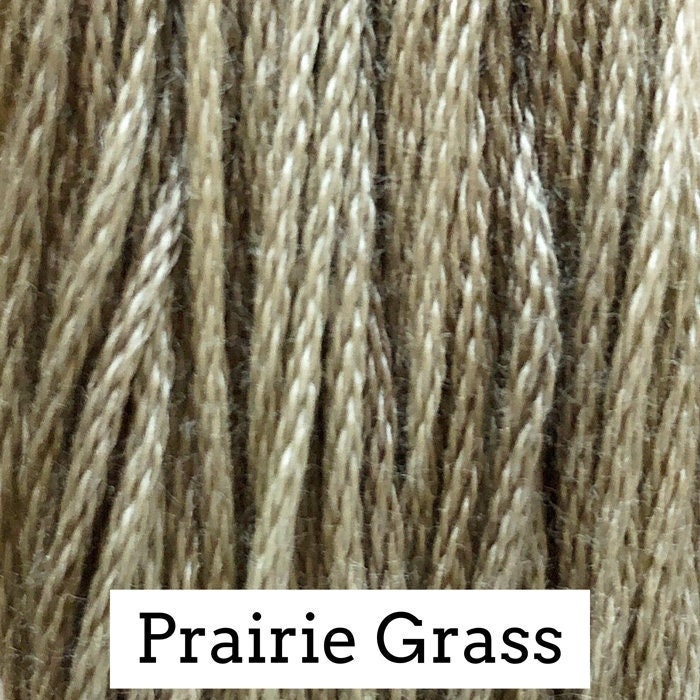 Prairie Grass by Classic Colorworks - 5 yds, Hand-Dyed, 6 Strand, 100% Cotton, Cross Stitch Embroidery Floss