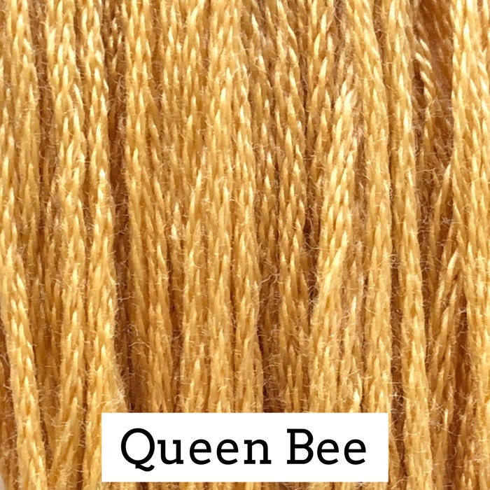 Queen Bee by Classic Colorworks - 5 yds, Hand-Dyed, 6 Strand, 100% Cotton, Cross Stitch Embroidery Floss