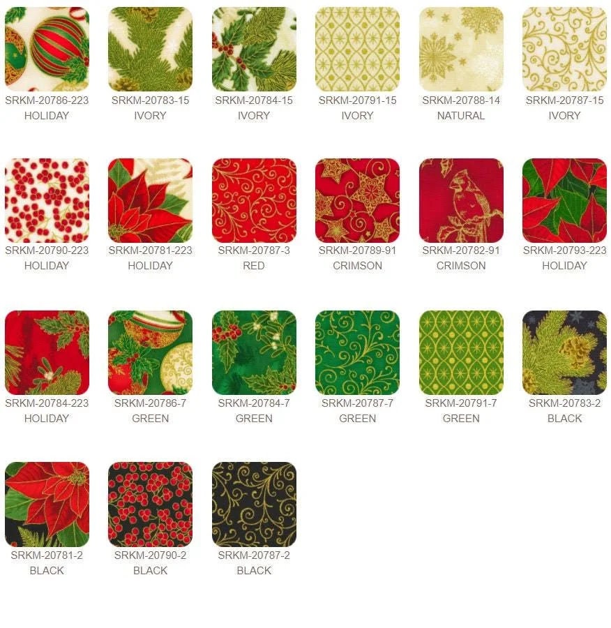 Holiday Flourish/Holiday Charms - Holiday Colorstory- Jelly Roll
