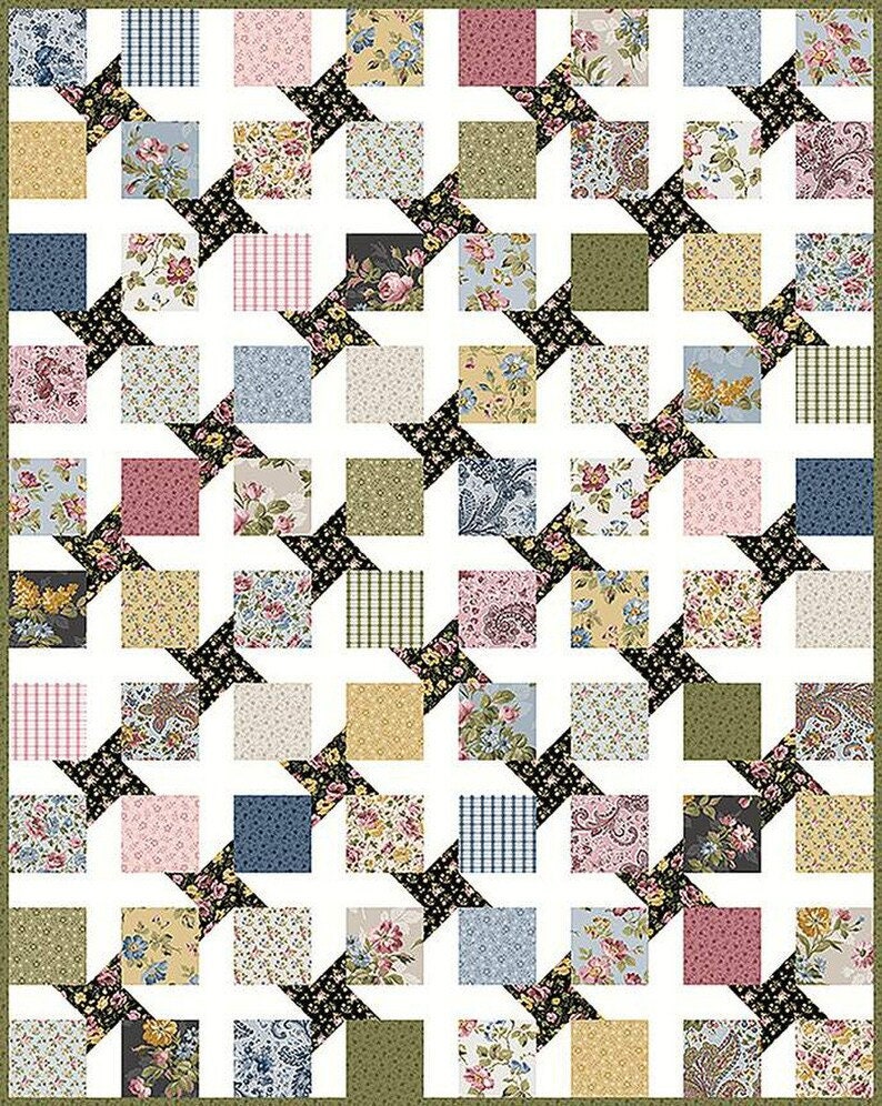 Friendship Garden Quilt Pattern by Planted Seed Designs