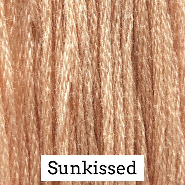 Sunkissed by Classic Colorworks - 5 yds, Hand-Dyed, 6 Strand, 100% Cotton, Cross Stitch Embroidery Floss