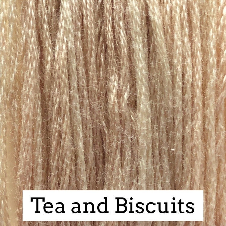 Tea and Biscuits by Classic Colorworks - 5 yds, Hand-Dyed, 6 Strand, 100% Cotton, Cross Stitch Embroidery Floss